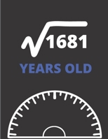 Square Root Of 1681 Years Old: Graph Paper Jurnal Notebook - Math Square Root of 1681, 41 Years Old Graphing Paper 41th Birthday Gift for Forty-One Years Old Math Lover Bday Gift Idea Large (8.5 X 11  1677235306 Book Cover