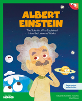 Albert Einstein: Children's book with games and extra activities | Children's stories to learn about the great figures of history and the values that inspired them 8413619564 Book Cover