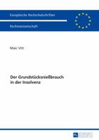 Der Grundstuecksnießbrauch in Der Insolvenz 3631724985 Book Cover
