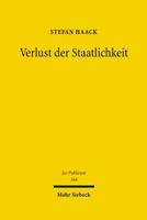 Verlust Der Staatlichkeit 3161493982 Book Cover