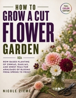 How To Grow a Cut Flower Garden: Row-Based Planting of Zinnias, Dahlias, and Sweet Peas for Armloads of Blooms from Spring to Frost B0HC4RVK3B Book Cover