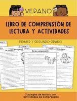 Libro de comprensión de lectura y actividades: Primer y segundo grado [Edición verano] (Lee conmigo: Libros para niños) (Spanish Edition) 1960304143 Book Cover