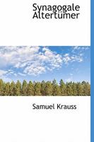 Synagogale Altert�mer 053008838X Book Cover