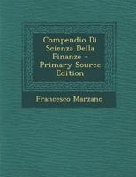 Compendio Di Scienza Della Finanze 1017122814 Book Cover