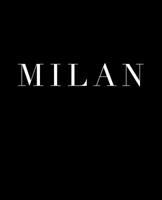 Milan: A decorative book for coffee tables, bookshelves and interior design styling - Stack deco books together to create a custom look in any room 1073850633 Book Cover