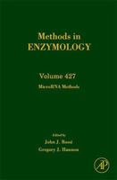 MicroRNA Methods, Volume 427 (Methods in Enzymology) (Methods in Enzymology) 0123739179 Book Cover