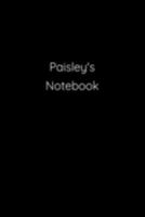 Paisley's Notebook: Notebook / Journal / Diary - 6 x 9 inches (15,24 x 22,86 cm), 150 pages. 169117954X Book Cover