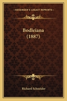 Bodleiana (1887) 1166417026 Book Cover