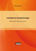 Volatilitat ALS Handelsstrategie 3656616272 Book Cover