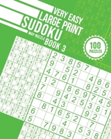 Very Easy Large Print Sudoku Book 3 1990498191 Book Cover