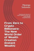 From Zero to Crypto Billionaire: The New World Order of Wealth Creation (Instant Wealth): Unlocking the Secrets of Forex, Cryptocurrencies, and Instant Wealth Comprehensively B0F1L9TTNQ Book Cover