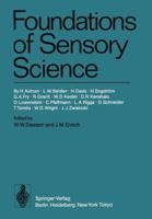 Foundations of Sensory Science 3642694276 Book Cover