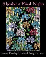 Alphabet 3 - Floral Nights 1544745176 Book Cover