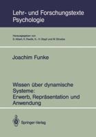 Wissen Uber Dynamische Systeme: Erwerb, Reprasentation Und Anwendung 3540552235 Book Cover