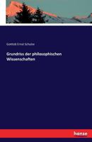 Grundriss Der Philosophischen Wissenschaften 3743416239 Book Cover
