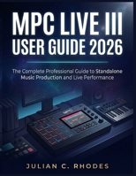 MPC LIVE III USER GUIDE 2026: The Complete Professional Guide to Standalone Music Production and Live Performance B0GZGFLRR7 Book Cover