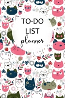 To Do List Planner: To Do List Undated Notebook, Daily Work Task Checklist, Daily Task Planner, Checklist Planner School Home Office Time Management Cute Cat Cover 1695357965 Book Cover