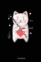 Notebook: Blank Lined Journal 6x9 – Cat Playing Bassoon Musician Notebook I Orchestra Members And Bassoonist Instrument Player Gift 1671803213 Book Cover