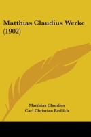 Matthias Claudius Werke 1104145030 Book Cover