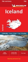 Michelin Iceland Map 750 2067211900 Book Cover