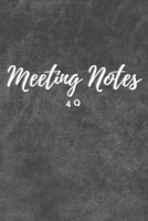 4Q Meeting Notes 1676482121 Book Cover