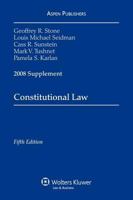 Constitutional Law 2008 Supplement 073557233X Book Cover