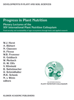 Progress in Plant Nutrition (Developments in Plant and Soil Sciences) 9048161916 Book Cover