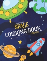 SPACE Coloring Book For Kids: Cute Illustration of Space, Planets, Astronauts, Spaceships, Rockets, Aeroplane, Helicopter, etc | Children's Coloring and Activity Books B091DWWDBF Book Cover