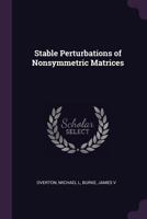 Stable Perturbations of Nonsymmetric Matrices 1379150485 Book Cover