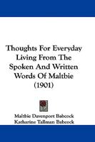 Thoughts For Everyday Living (1901) 1015518524 Book Cover