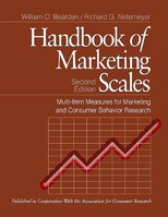 Handbook of Marketing Scales: Multi-Item Measures for Marketing and Consumer Behavior Research (Association for Consumer Research) 076191000X Book Cover
