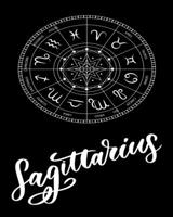 Sagittarius: astrology notebook: birthday astrology book for Sagittarius 1698683448 Book Cover