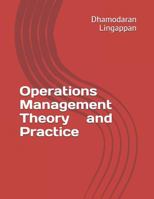 Operations Management - Theory and Practice 9353460522 Book Cover