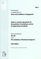 Commentary on Model Form of Terms and Conditions of Engagements (Mf/4) 0863413692 Book Cover