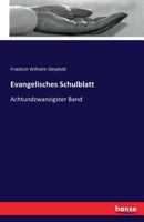 Evangelisches Schulblatt 3741137790 Book Cover