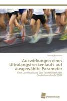 Auswirkungen Eines Ultralangstreckenlaufs Auf Ausgewahlte Parameter 3838130022 Book Cover