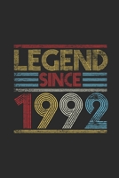 Legend Since 1992: Dotted Bullet Notebook (6 x 9 - 120 pages) Birthday Themed Notebook for Daily Journal, Diary, and Gift 169728518X Book Cover