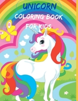 Unicorn coloring book: For Kids Ages 4-8 (US Edition) best gift for kids B08SB3C6RW Book Cover