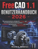 FreeCAD 1.1 BENUTZERHANDBUCH 2026: Der praxisorientierte Leitfaden für Anfänger und Fortgeschrittene zur professionellen Erstellung präziser ... und modernen CAD-Workflows (German Edition) B0H1SHG3XZ Book Cover