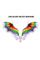 Dragon Sketchbook: A Sketchbook With 100 Pages Of Boarded Plain Paper Ideal For Drawing 1671567609 Book Cover