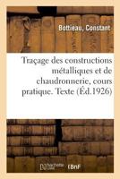 Traçage des constructions métalliques et de chaudronnerie, cours pratique. Texte 2329042507 Book Cover