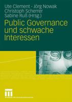 Public Governance Und Schwache Interessen 3531166123 Book Cover