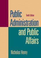 Public Administration and Public Affairs 020568551X Book Cover