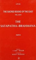 Satapatha Brahmana vol 26. The Sacred Books of the East 8175360267 Book Cover