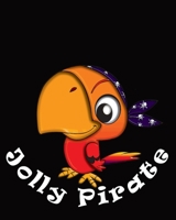 Parrot Captain Pirate College Ruled Notebook 1699155828 Book Cover