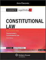 Constitutional Law: Chemerinsky 3rd Edition 1454819863 Book Cover