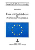 Bilanz- Und Ergebnisplanung Fuer Internationale Unternehmen 326102433X Book Cover