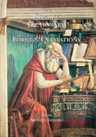 The Concise Dictionary of Foreign Quotations 0953330001 Book Cover