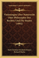 Vorlesungen über Naturrecht 1160270694 Book Cover