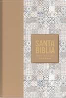 Biblia RVR 1960 Letra Grande Tamaño Manual Símil Piel Marrón Claro(Bible RVR 1960 Large Print Handsize LeatherLike Tiles Light Brown (Spanish Edition) 8418853204 Book Cover
